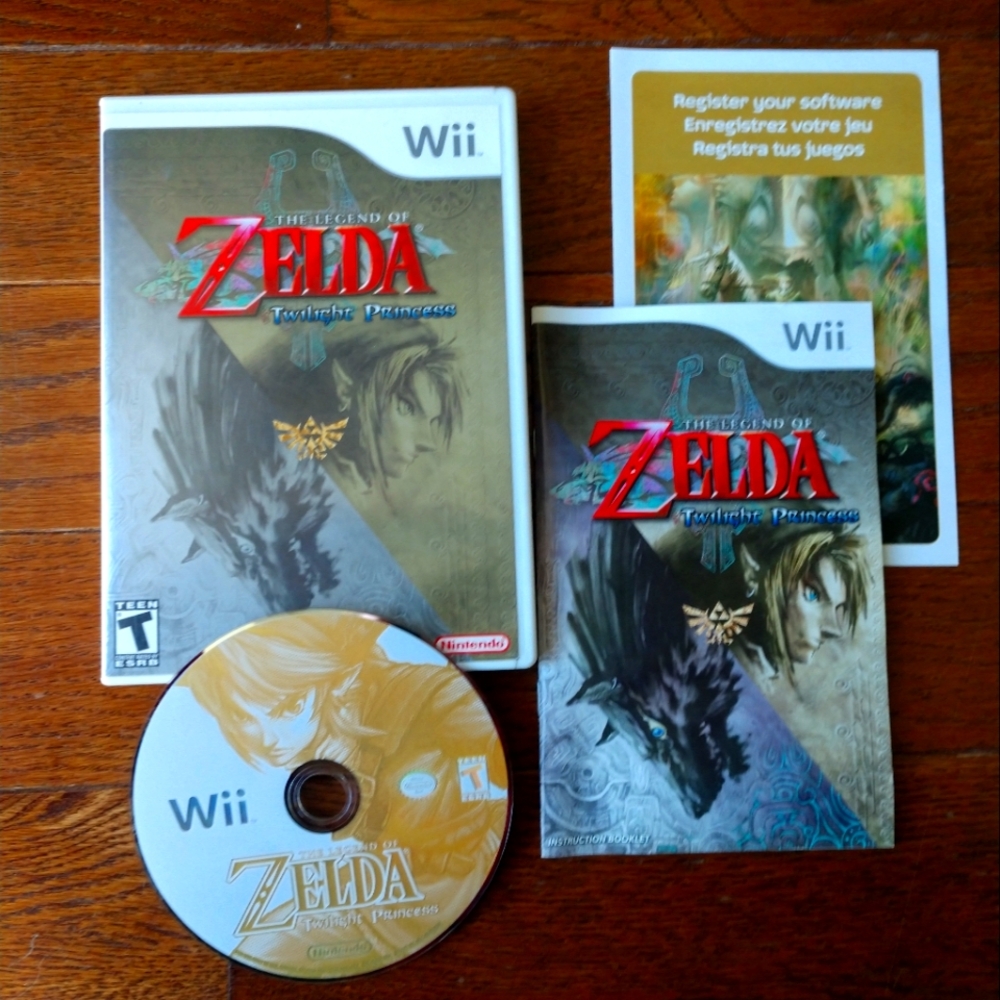 The Legend of Zelda Twilight Princess Nintendo Wii Game Manual CIB